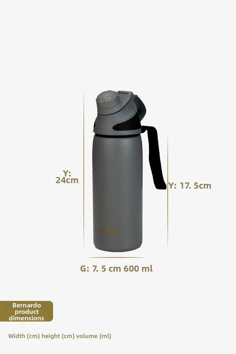 Bernardo Viva Thermos Flask Gray 600ml (Made in Turkey) - Image 2